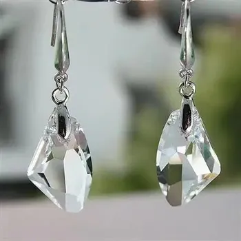 Náušnice Třpytivé visací křišťálové magnetické naušnice | náušnice šperk - WA0815-3