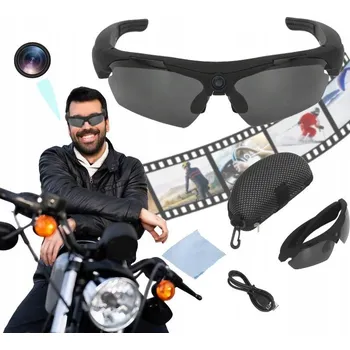 Brýle s kamerou HD 1080P, nahrávání videa, podpora karty 256G