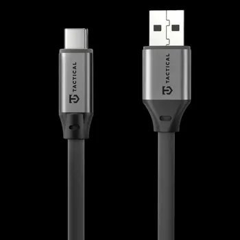 Datový kabel Tactical Fat Man 2.0 Cable USB-C USB-C 1m Grey