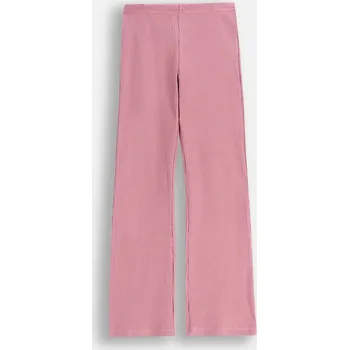 Dívčí legíny růžové, široké zvonové kalhoty 110 Coccodrillo WC5