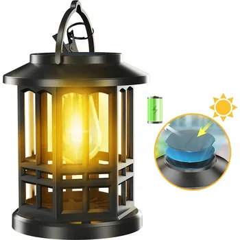 Venkovní osvětlení 2x Latarnia Solarna LED Zahradní lampion IP65 3200K Dekorativní