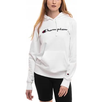 Pánská mikina Champion mikina s kapucí Mikina bílá 118097 WW001 :L