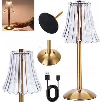 Lampička LAMPKA STOŁOWA STOLNÍ LED USB, PŘENOSNÁ LAMPA, 3 SVĚTLA