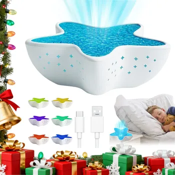 Lampička Projektor noční lampička Bedee bílá