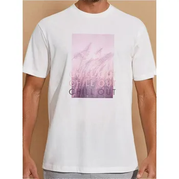 Sinsay - Tričko s potiskem - krémová - 7317F-01X - 7317F-01X-XS