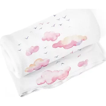 deka Sablio Deka Růžové mraky - 150x120 cm