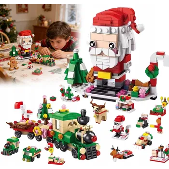 ostatní stavebnice VÁNOČNÍ STAVEBNICE - ADVENTNÍ KALENDÁŘ, 578 DÍLKŮ - IDEÁLNÍ JAKO DÁREK