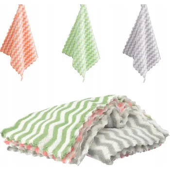 Utěrka UTĚRKY Z MIKROVLÁKNA 3KS SUPER SAVÉ MĚKKÉ ODOLNÉ VLNITÉ