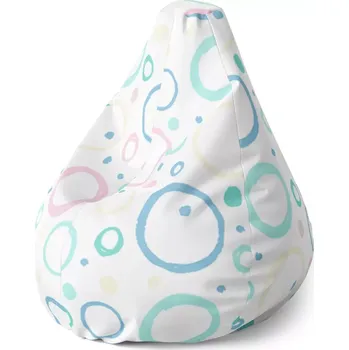 Sedací pytel Sedací vak Pear Bublifuk - Sablio - 140 x 100 x 25 cm