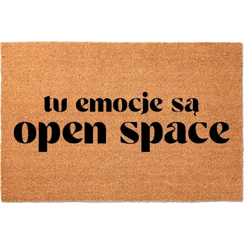 Rohožka KOKOSOVÁ VSTUPNÍ ROHOŽKA PŘED DVEŘE NA BOTY - VTIPNÁ, EMOTIKONY, OPEN SPACE