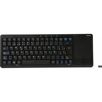 Klávesnice BEZDRÁTOVÁ KLÁVESNICE OMEGA PRO SMART TV ČERNÁ + TOUCHPAD