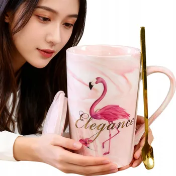 400ml Hrnček s ohnivým ptákem Keramický šálek na kávu