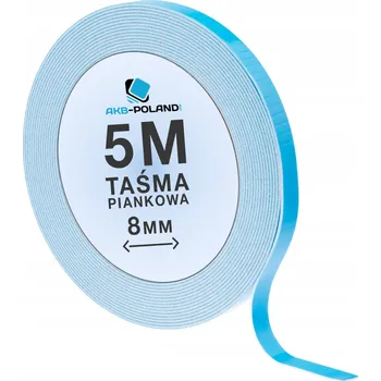 Oboustranná lepicí páska AKB-Poland 8 mm x 5 m
