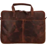 GREENWOOD Kožená taška na notebook GW LP-13 San + 2 měsíce na vrácení zboží