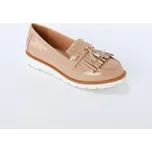 Mokasíny se střapci hnědošedá 41