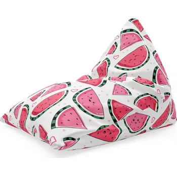 Sedací pytel Sablio Sedací vak Triangl Vodní meloun: 120 x 100 x 100 cm - Sablio