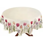 Ubrus odolný proti skvrnám 165 cm x 165 cm kulatý