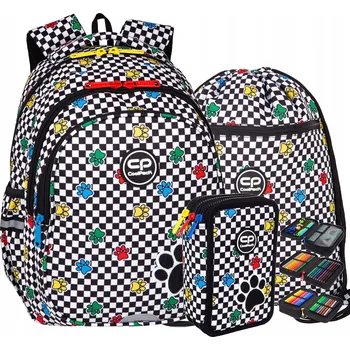 Školní batoh Školní batoh CoolPack s více přihrádkami, vícebarevný, 21 l