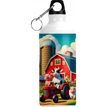 Láhev Lahev Na Pití Láhev Farma Zvířata 500 ml na vodu s potiskem a nápisem Dárek