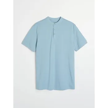 Sinsay - Bavlněné polo se stojáčkem - modrá - 350HZ-05X - 350HZ-05X-3XL