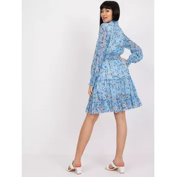 Dámské šaty Dámské šaty DHJ SK C2212 světle modré jedna velikost