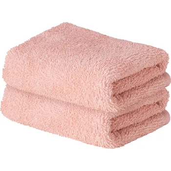 Ručník LIVARNO® Froté ručník pro hosty, 30 x 50 cm, 400 g/m2, 2 kusy (světle růžová)