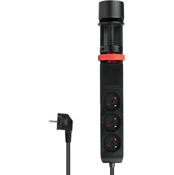 Prodlužovací kabel Prodlužovací přívod 3 zásuvky 1,5m DPM PF1515