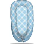 Sablio Hnízdečko pro miminko Modrobílé čtverce