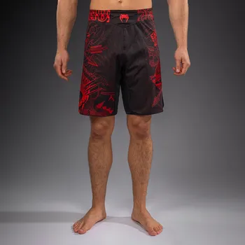 Fight šortky Venum Wolf Atak - Black/Red Velikost: L