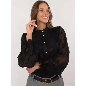 Dámská košile Košile LK KS 509801.87P černá S/M