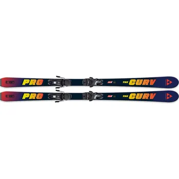 Zimní sport Fischer The Curv Jr + FS 7 CA Jrs Velikost: 140 L blue/red/yellow+V solid black/black 25/26