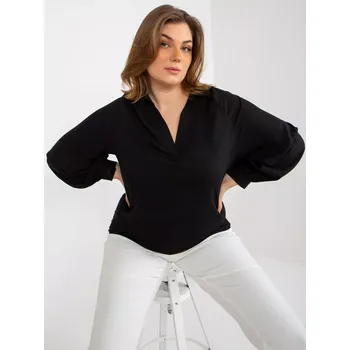 Dámská košile Dámská košile LK KS 509032.88P černá - FPrice L/XL