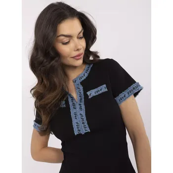 Dámské tričko Tričko NM TS V8295.35 černé jedna velikost