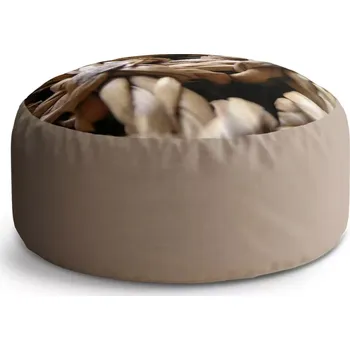 Taburet Sablio Kulatý taburet Circle Banánové listí: 38x48 cm - Sablio