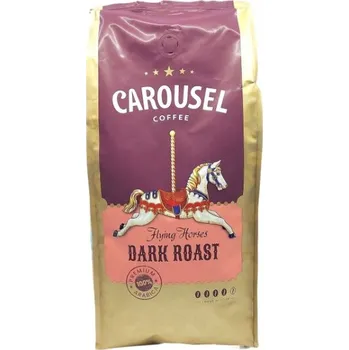 Káva Carousel mletá káva Flying Horses Dark Roast 500g