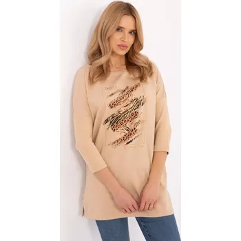 Dámská košile Halenka CLM BZ 0052.37 camel S