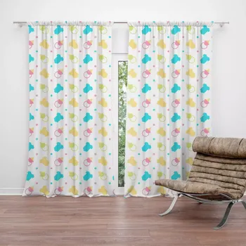 Závěs Sablio Závěsy Dudlíky a body: 2 ks - 140x250 cm - Sablio