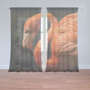 Záclona Sablio Záclony Plameňák: 2 ks - 150x250 cm - Sablio