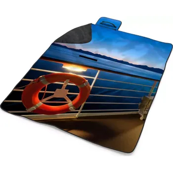 deka Sablio Plážová deka Pohled z lodě: 200x140 cm