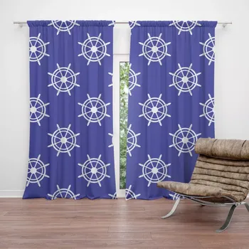 Závěs Sablio Závěsy Bílá kormidla: 2 ks - 140x250 cm - Sablio