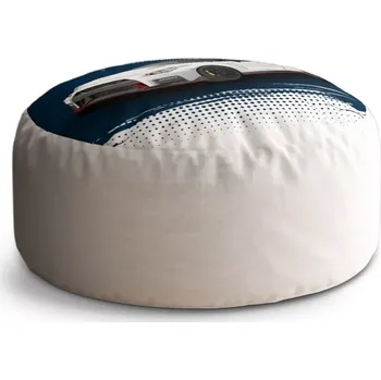 Taburet Sablio Taburet Circle Nissan GTR 35 Modrý: 38x48 cm