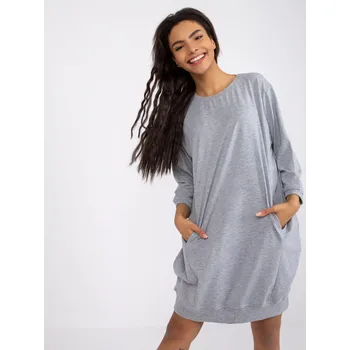 Dámská mikina Šaty RV SK 6839.95 šedá S/M
