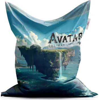 Sedací pytel Sablio Sedací vak Classic Avatar The Way of Water Plovoucí ostrov - 150x100 cm