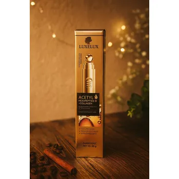 Pleťový krém LUXELUX Oční krém proti stárnutí s ACETYL HEXAPEPTIDE-8 a kolagenem