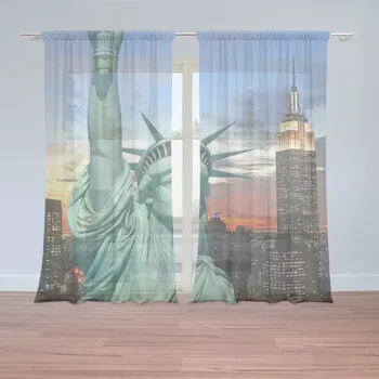 Záclona Sablio Záclony Socha Svobody: 2 ks - 150x250 cm - Sablio