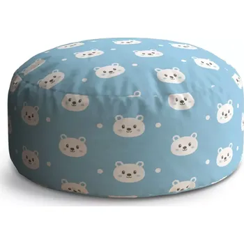 Taburet Sablio Kulatý taburet Circle Medvídci: 38x48 cm - Sablio