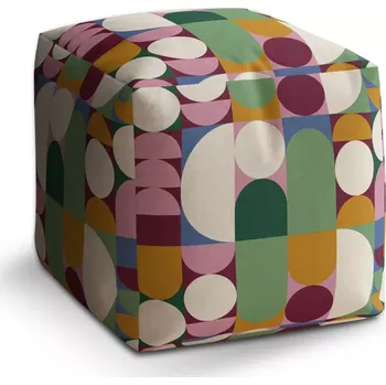 Taburet Sablio Taburet Cube Barevná rovnováha: 40x40x40 cm