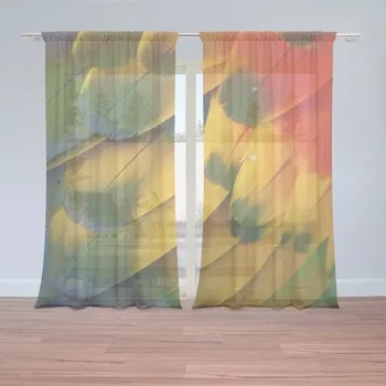 Záclona Sablio Záclony Barevné peří: 2 ks - 150x250 cm - Sablio