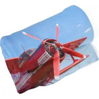 deka Sablio Deka Červené letadlo - 150x120 cm