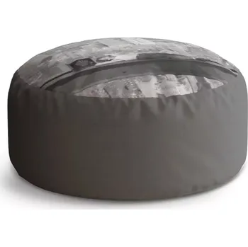 Taburet Sablio Kulatý taburet Circle Zedník na traverze: 38x48 cm - Sablio